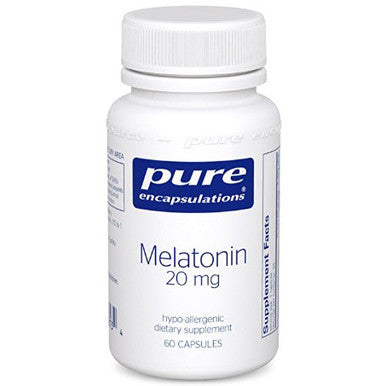 Pure Encapsulations Melatonin 20mg 60c