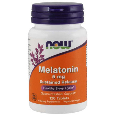 Now Foods Melatonin 5mg Sustained Release 120 Tablets