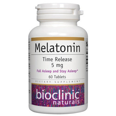 Bioclinic Naturals Melatonin 5 mg Time Release 60 Tablets