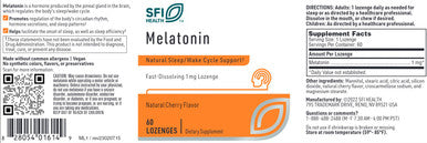 SFI Health Melatonin Lozenge 60t