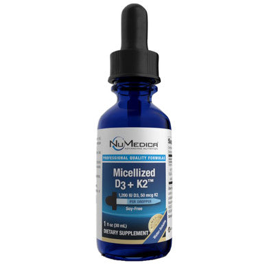 NuMedica Micellized D3 + K2  1 oz