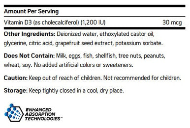 NuMedica Micellized D3 1200 1 oz