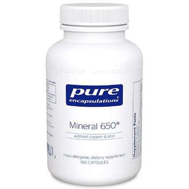 Pure Encapsulations Mineral 650 180c