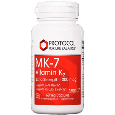 Protocol for Life Balance MK-7 Vitamin K2 Extra Strength 300 mcg 60vc