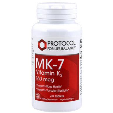 Protocol for Life Balance MK-7 Vitamin K2 (160mcg) 60T