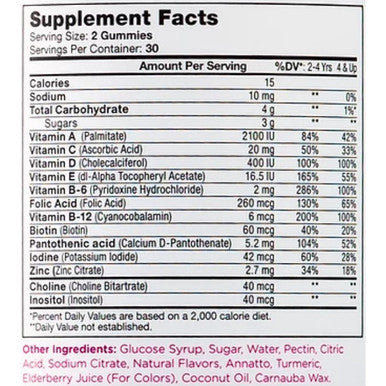 Advanced Nutrition by Zahler Multi 60 gummies