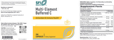 SFI Health Multi-Element Buffered C 250c