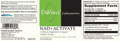 Davinci Laboratories NAD+ Activate 30c