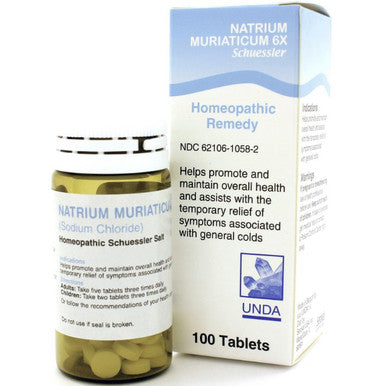 UNDA Natrium Muriaticum 6X 100 Tablets