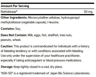 NuMedica Nattokinase 120vc