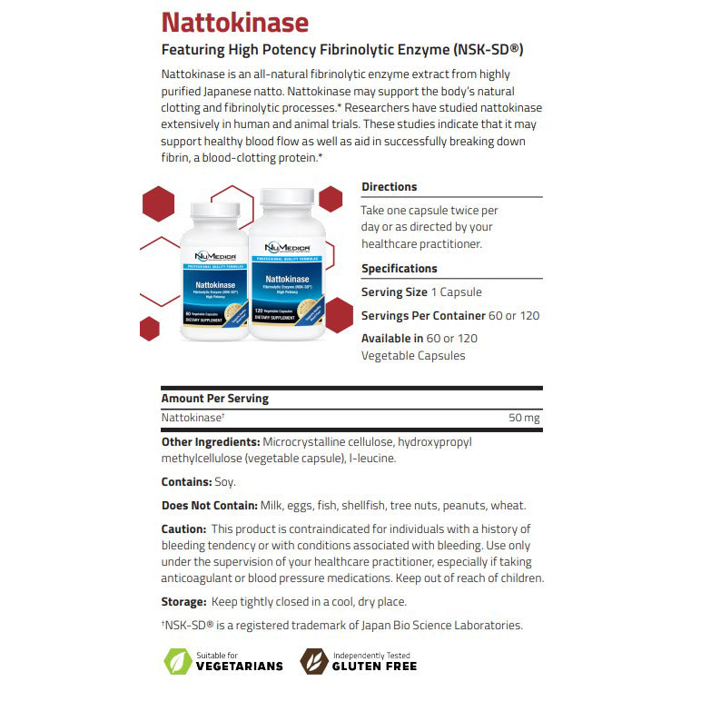 NuMedica Nattokinase 60vc