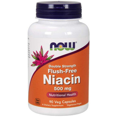 Now Foods Niacin 500mg Double Strength Flush-Free 90vc