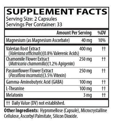 Neurobiologix Nighttime Calming Complex 60caps