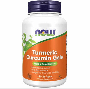 Now Foods Turmeric Curcumin Gels 120 softgels