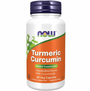 Now Foods Turmeric Curcumin 60 veg capsules