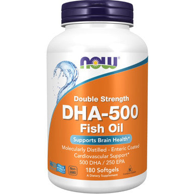 Now Foods DHA-500 (Double Strength) 180sg