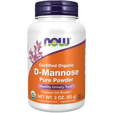 Now Foods D-Mannose Organic Powder 3 oz.