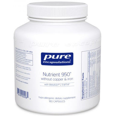 Pure Encapsulations Nutrient 950 w-o Cu & Fe 180c