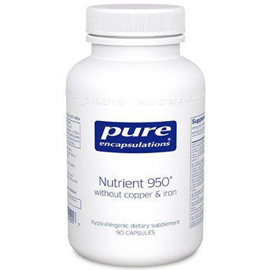 Pure Encapsulations Nutrient 950 w-o Cu & Fe 90c