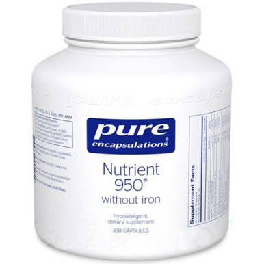 Pure Encapsulations Nutrient 950 without Iron 180c