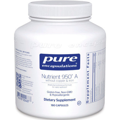 Pure Encapsulations Nutrient 950 A w/o copper & iron 180c