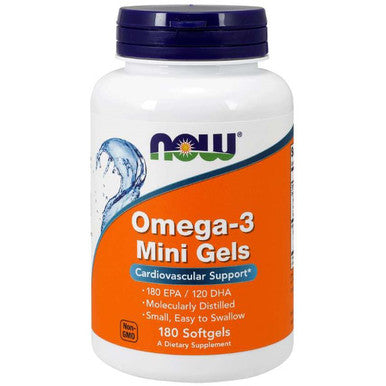 Now Foods Omega-3 Mini Gels 180sg