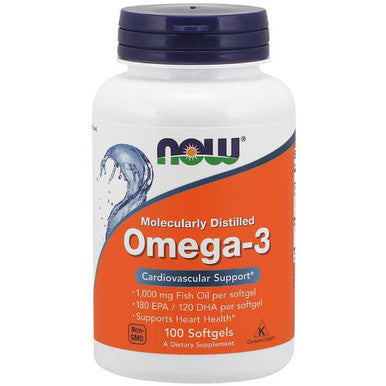 Now Foods Omega-3 Molecularly Distilled 100sg