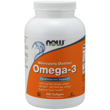 Now Foods Omega-3 Molecularly Distilled 500sg