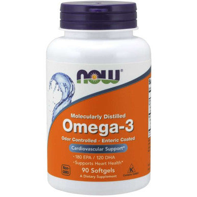 Now Foods Omega-3 Molecularly Distilled & Enteric Coated 90sg