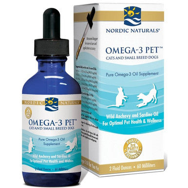 Nordic Naturals Omega-3 Pet  2 oz. Cats and Small Breed dogs