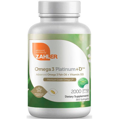 Advanced Nutrition by Zahler Omega 3 Platinum + D 360sg