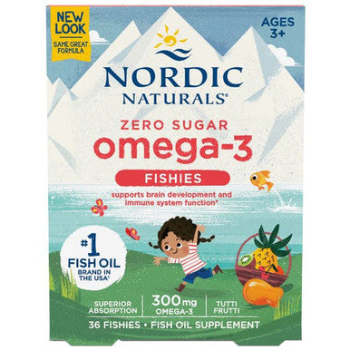 Nordic Naturals Zero Sugar Omega-3 Fishies 36 fishies