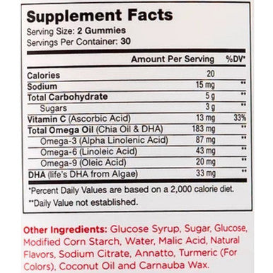 Advanced Nutrition by Zahler Omega 60 gummies