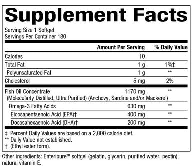 Bioclinic Naturals OptiMega-3 180sg