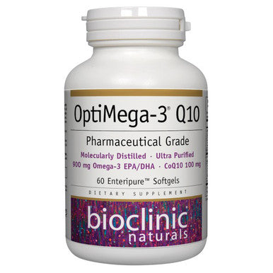 Bioclinic Naturals OptiMega-3 Q10 60 Enteripure softgels