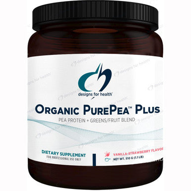 Organic PurePea Plus 510g (1.1 lb) Vanilla Strawberry Flavor