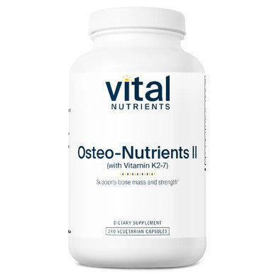 Vital Nutrients Osteo-Nutrients II (with Vitamin K2-7) 240vc