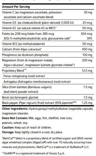 NuMedica Osteo Vegan 180vc