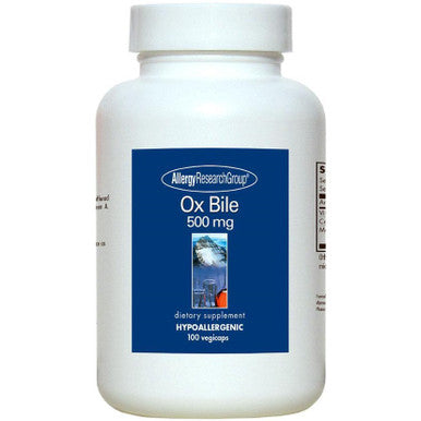 Allergy Research Group Ox Bile 500mg 100c