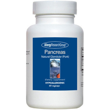 Allergy Research Group Pancreas Natural Glandular (Pork)  60c