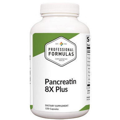 Professional Formulas Pancreatin 8X Plus 120c