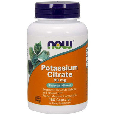 Now Foods Potassium Citrate 99mg 180c