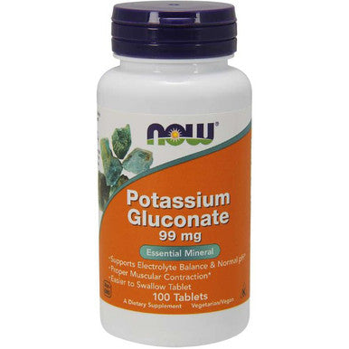 Now Foods Potassium Gluconate 99mg 100t