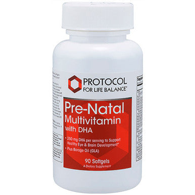 Protocol for Life Balance Pre-Natal Multivitamin w/DHA 90sg