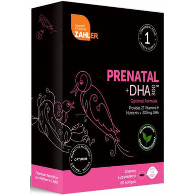 Advanced Nutrition by Zahler Prenatal + DHA Optimal 60sg