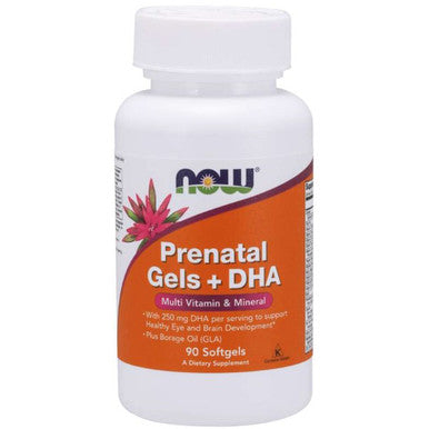 Now Foods Prenatal Gels + DHA 90sg