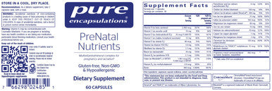 Pure Encapsulations Prenatal Nutrients 60c