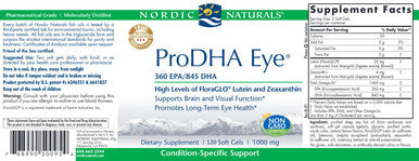 Nordic Naturals ProDHA Eye 120sg