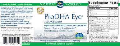 Nordic Naturals ProDHA Eye 60sg