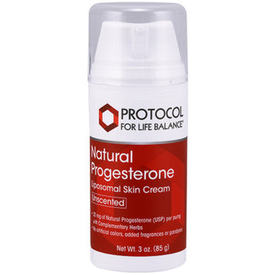 Protocol for Life Balance Progesterone Liposomal Skin Cream (unscented) 3oz